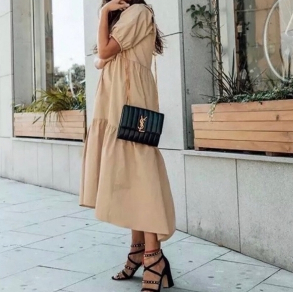 Zara Puff Sleeve Dress, Size XS - Picture 4 of 14